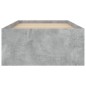 vidaXL Bettgestell Betongrau 75x190 cm vidaXL Bettgestell Betongrau 75x190 cm