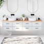 Waschtischplatte 220x60x6 cm Massivholz Unbehandelt Waschtischplatte 220x60x6 cm Massivholz Unbehandelt