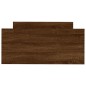 vidaXL Bettgestell Braun Eichen-Optik 90x200 cm Holzwerkstoff vidaXL Bettgestell Braun Eichen-Optik 90x200 cm Holzwerkstoff