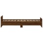vidaXL Bettgestell Braun Eichen-Optik 90x200 cm Holzwerkstoff vidaXL Bettgestell Braun Eichen-Optik 90x200 cm Holzwerkstoff