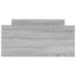 vidaXL Bettgestell Grau Sonoma 90x190 cm Holzwerkstoff vidaXL Bettgestell Grau Sonoma 90x190 cm Holzwerkstoff
