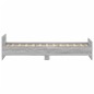vidaXL Bettgestell Grau Sonoma 90x190 cm Holzwerkstoff vidaXL Bettgestell Grau Sonoma 90x190 cm Holzwerkstoff