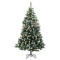 vidaXL Künstlicher Weihnachtsbaum Klappbar 300 LEDs & Kugeln 240 cm vidaXL Künstlicher Weihnachtsbaum Klappbar 300 LEDs & Kugeln 240 cm