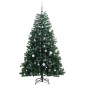 vidaXL Künstlicher Weihnachtsbaum Klappbar 300 LEDs & Kugeln 180 cm vidaXL Künstlicher Weihnachtsbaum Klappbar 300 LEDs & Kugeln 180 cm