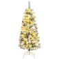 vidaXL Künstlicher Weihnachtsbaum Klappbar 150 LEDs & Kugeln 150 cm vidaXL Künstlicher Weihnachtsbaum Klappbar 150 LEDs & Kugeln 150 cm