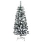 vidaXL Künstlicher Weihnachtsbaum Klappbar 150 LEDs & Kugeln 150 cm vidaXL Künstlicher Weihnachtsbaum Klappbar 150 LEDs & Kugeln 150 cm