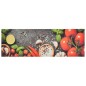 vidaXL Küchenteppich Waschbar Gemüse 60x180 cm Samt vidaXL Küchenteppich Waschbar Gemüse 60x180 cm Samt