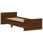 vidaXL Bettgestell Braun Eichen-Optik 75x190 cm Holzwerkstoff vidaXL Bettgestell Braun Eichen-Optik 75x190 cm Holzwerkstoff