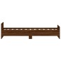 vidaXL Bettgestell Braun Eichen-Optik 75x190 cm Holzwerkstoff vidaXL Bettgestell Braun Eichen-Optik 75x190 cm Holzwerkstoff