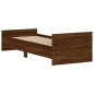 vidaXL Bettgestell Braun Eichen-Optik 75x190 cm Holzwerkstoff vidaXL Bettgestell Braun Eichen-Optik 75x190 cm Holzwerkstoff