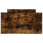 vidaXL Bettgestell Räuchereiche 75x190 cm Holzwerkstoff vidaXL Bettgestell Räuchereiche 75x190 cm Holzwerkstoff