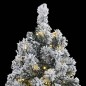 vidaXL Künstlicher Weihnachtsbaum Klappbar mit Schnee 300 LEDs 210 cm vidaXL Künstlicher Weihnachtsbaum Klappbar mit Schnee 300 LEDs 210 cm