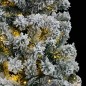vidaXL Künstlicher Weihnachtsbaum Klappbar mit Schnee 300 LEDs 210 cm vidaXL Künstlicher Weihnachtsbaum Klappbar mit Schnee 300 LEDs 210 cm
