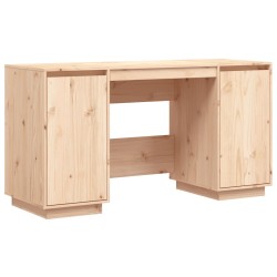 vidaXL Schreibtisch 140x50x75 cm Massivholz Kiefer