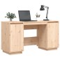vidaXL Schreibtisch 140x50x75 cm Massivholz Kiefer vidaXL Schreibtisch 140x50x75 cm Massivholz Kiefer