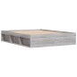 vidaXL Bettgestell Grau Sonoma 140x190 cm vidaXL Bettgestell Grau Sonoma 140x190 cm
