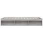 vidaXL Bettgestell Grau Sonoma 140x190 cm vidaXL Bettgestell Grau Sonoma 140x190 cm