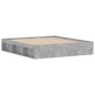 vidaXL Bettgestell Betongrau 180x200 cm vidaXL Bettgestell Betongrau 180x200 cm