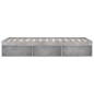 vidaXL Bettgestell Betongrau 180x200 cm vidaXL Bettgestell Betongrau 180x200 cm