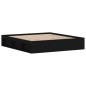 vidaXL Bettgestell Schwarz 180x200 cm vidaXL Bettgestell Schwarz 180x200 cm