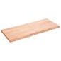 Waschtischplatte Hellbraun 120x50x4 cm Massivholz Behandelt Waschtischplatte Hellbraun 120x50x4 cm Massivholz Behandelt