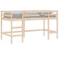 vidaXL Kinderhochbett mit Leiter 80x200 cm Massivholz Kiefer vidaXL Kinderhochbett mit Leiter 80x200 cm Massivholz Kiefer