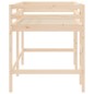 vidaXL Kinderhochbett mit Leiter 80x200 cm Massivholz Kiefer vidaXL Kinderhochbett mit Leiter 80x200 cm Massivholz Kiefer