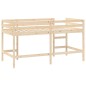 vidaXL Kinderhochbett mit Leiter 80x200 cm Massivholz Kiefer vidaXL Kinderhochbett mit Leiter 80x200 cm Massivholz Kiefer