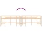 vidaXL Kinderhochbett mit Leiter 80x200 cm Massivholz Kiefer vidaXL Kinderhochbett mit Leiter 80x200 cm Massivholz Kiefer