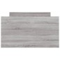 vidaXL Bettgestell mit Kopf- und Fußteil Grau Sonoma 90x200 cm vidaXL Bettgestell mit Kopf- und Fußteil Grau Sonoma 90x200 cm