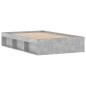 vidaXL Bettgestell Betongrau 120x190 cm vidaXL Bettgestell Betongrau 120x190 cm