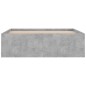 vidaXL Bettgestell Betongrau 120x190 cm vidaXL Bettgestell Betongrau 120x190 cm
