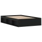 vidaXL Bettgestell Schwarz 120x190 cm vidaXL Bettgestell Schwarz 120x190 cm