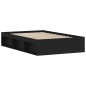 vidaXL Bettgestell Schwarz 120x190 cm vidaXL Bettgestell Schwarz 120x190 cm