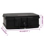vidaXL Tresor Schwarz 44x37x16,5 cm vidaXL Tresor Schwarz 44x37x16,5 cm