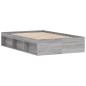 vidaXL Bettgestell Grau Sonoma 120x200 cm vidaXL Bettgestell Grau Sonoma 120x200 cm