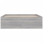 vidaXL Bettgestell Grau Sonoma 120x200 cm vidaXL Bettgestell Grau Sonoma 120x200 cm