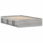 vidaXL Bettgestell Grau Sonoma 120x200 cm vidaXL Bettgestell Grau Sonoma 120x200 cm