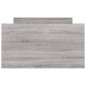 vidaXL Bettgestell mit Kopf- und Fußteil Grau Sonoma 100x200 cm vidaXL Bettgestell mit Kopf- und Fußteil Grau Sonoma 100x200 cm