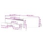 vidaXL Bettgestell mit Kopf- und Fußteil Sonoma-Eiche 100x200 cm vidaXL Bettgestell mit Kopf- und Fußteil Sonoma-Eiche 100x200 cm