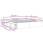 vidaXL Bettgestell Schwarz 200x200 cm vidaXL Bettgestell Schwarz 200x200 cm