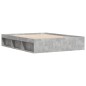 vidaXL Bettgestell Betongrau 140x200 cm vidaXL Bettgestell Betongrau 140x200 cm