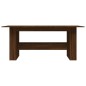 vidaXL Esstisch Braun Eichen-Optik 180x90x76 cm Holzwerkstoff vidaXL Esstisch Braun Eichen-Optik 180x90x76 cm Holzwerkstoff