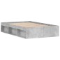 vidaXL Bettgestell Betongrau 120x200 cm vidaXL Bettgestell Betongrau 120x200 cm