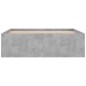 vidaXL Bettgestell Betongrau 120x200 cm vidaXL Bettgestell Betongrau 120x200 cm