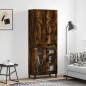 vidaXL Highboard Räuchereiche 69,5x34x180 cm Holzwerkstoff vidaXL Highboard Räuchereiche 69,5x34x180 cm Holzwerkstoff