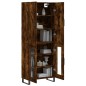 vidaXL Highboard Räuchereiche 69,5x34x180 cm Holzwerkstoff vidaXL Highboard Räuchereiche 69,5x34x180 cm Holzwerkstoff