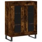 vidaXL Highboard Räuchereiche 69,5x34x180 cm Holzwerkstoff vidaXL Highboard Räuchereiche 69,5x34x180 cm Holzwerkstoff