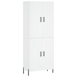 vidaXL Highboard Weiß 69,5x34x180 cm Holzwerkstoff