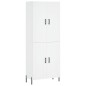 vidaXL Highboard Weiß 69,5x34x180 cm Holzwerkstoff vidaXL Highboard Weiß 69,5x34x180 cm Holzwerkstoff
